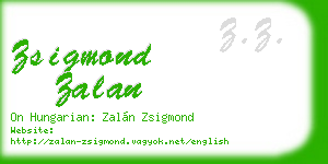 zsigmond zalan business card